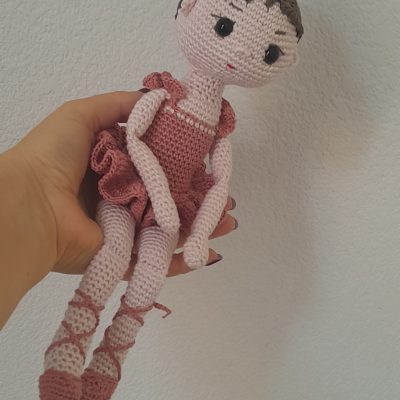 Clara the Ballerina – Handmade Crochet Doll
