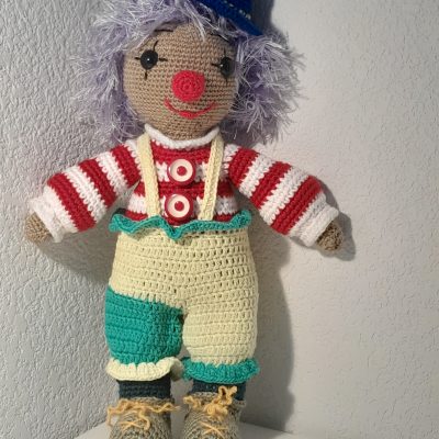 Charlie the Clown – Playful Crochet Friend