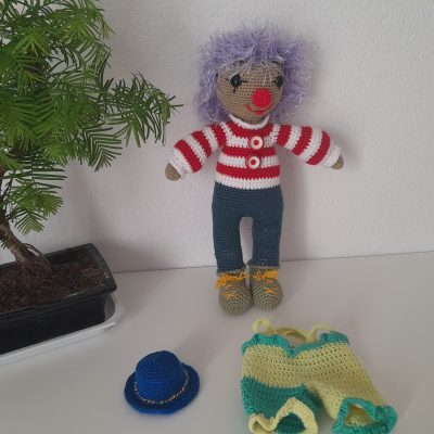 Charlie the Clown – Playful Crochet Friend