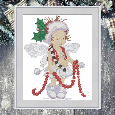 Christmas Fairy — PDF Cross Stitch Pattern