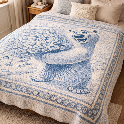 Joyful Bear with Flowers – Overl…