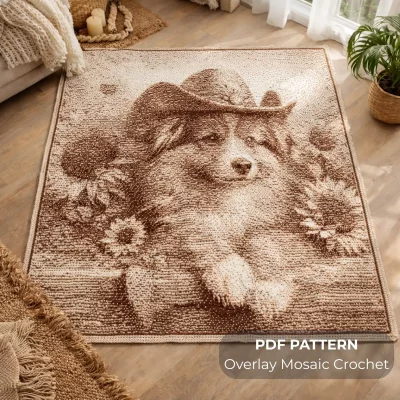 Gentle Country Dog – Overlay Mosaic Cr…