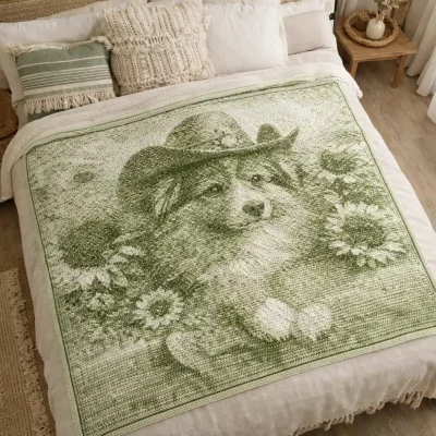 Gentle Country Dog – Overlay Mosaic Cr…