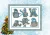 Frosty Blue Snowmen Set — PDF Cross Stitch Pattern